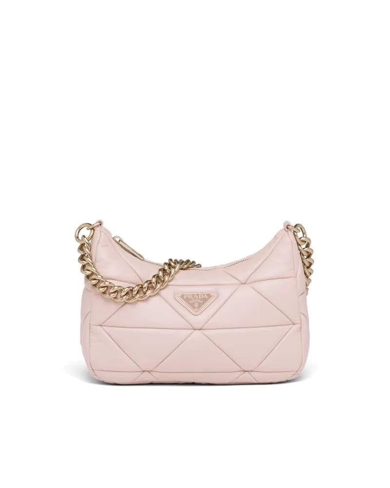Prada System Nappa Leather Patchwork Shoulder Bag