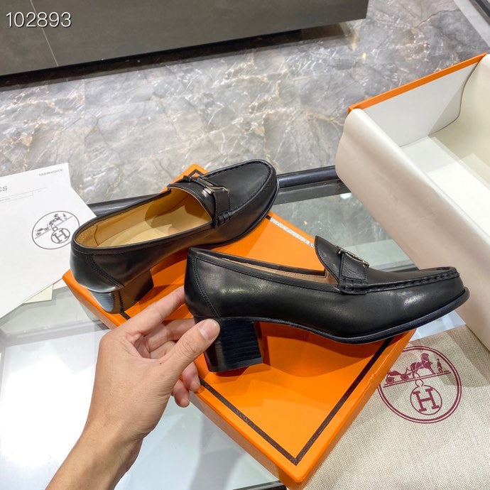 Hermes Elysee Pump Black