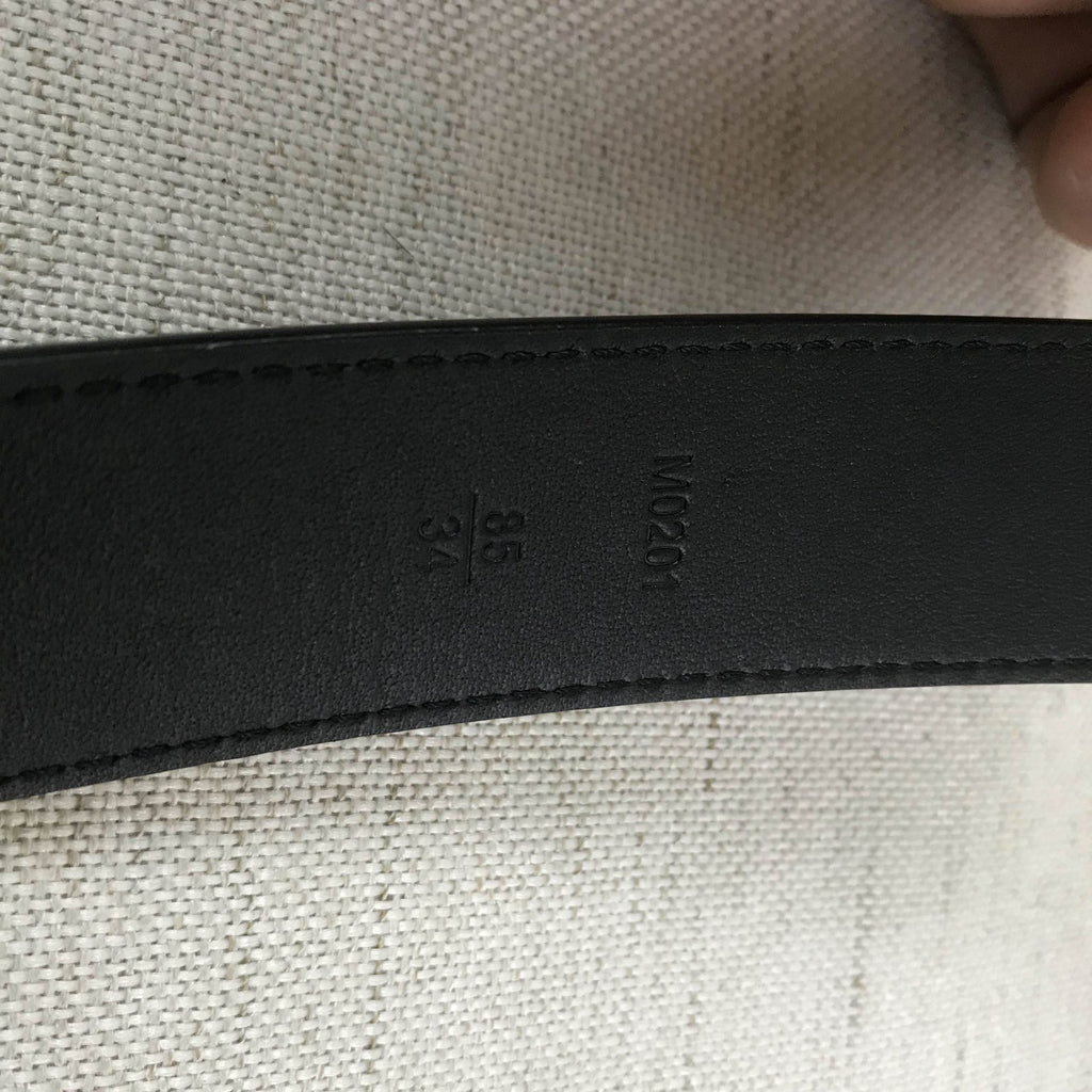 Louis Vuitton Square Iconic Belt Black