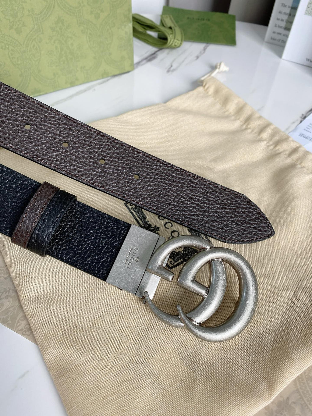 Gucci Marmont Reversible Belt