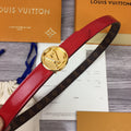 Louis Vuitton Cricle Belt Red