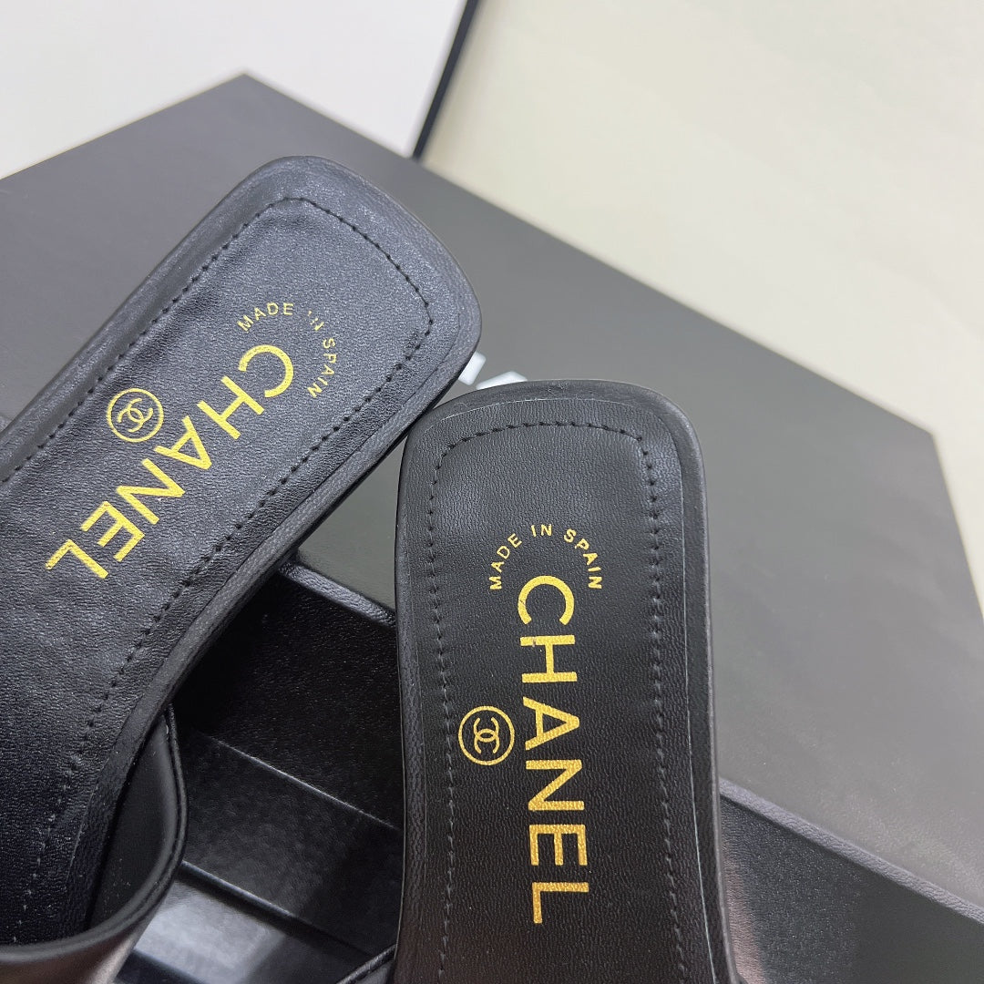Chanel Sandals Black