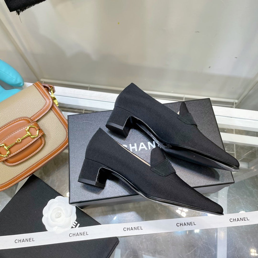 Chanel Loafers Black