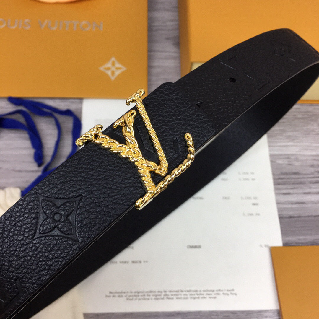 Louis Vuitton Iconic Reversible Belt Black