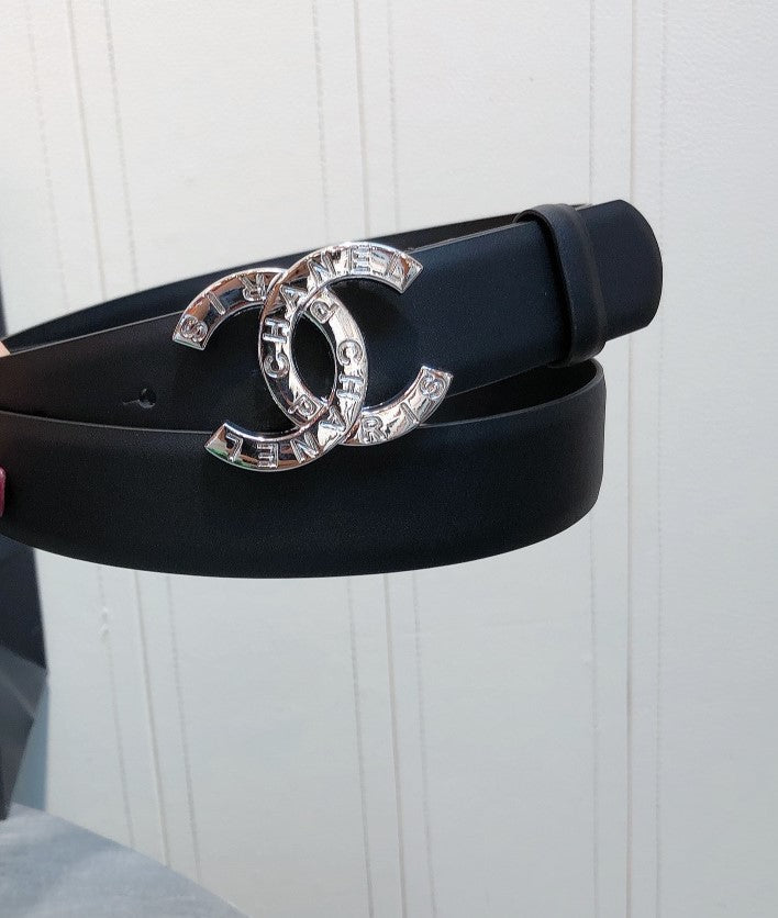 Chanel Belt With Double C Buckle