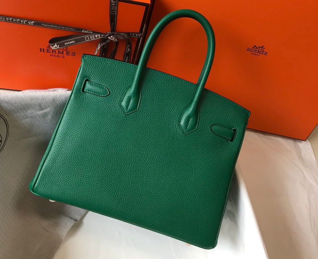 Hermes Handle Bag 30cm Green