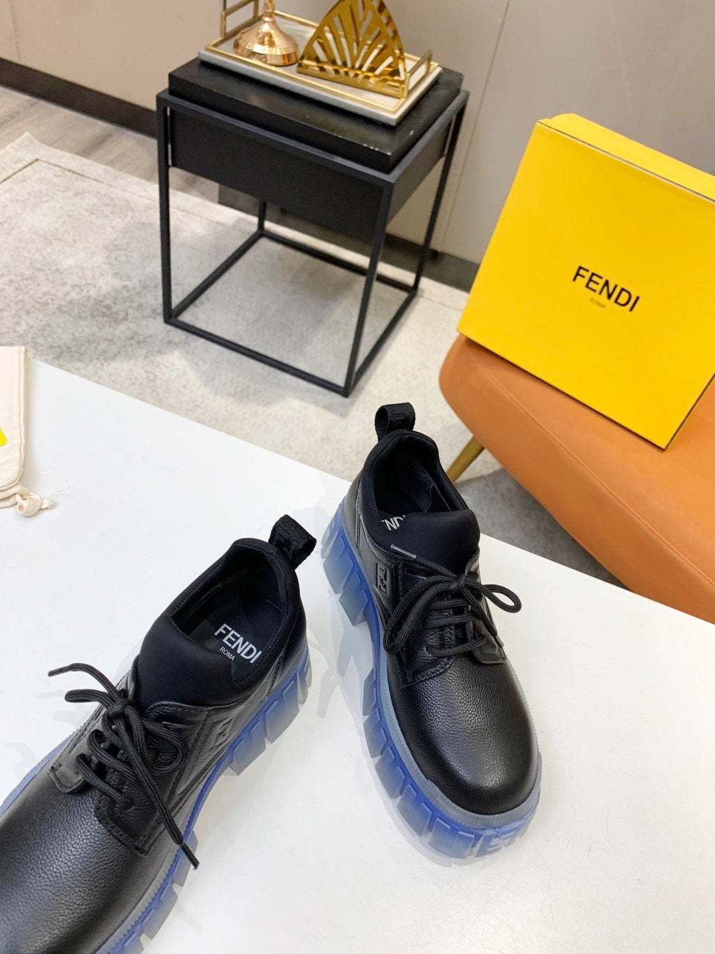 Fendi Force Black Low Top