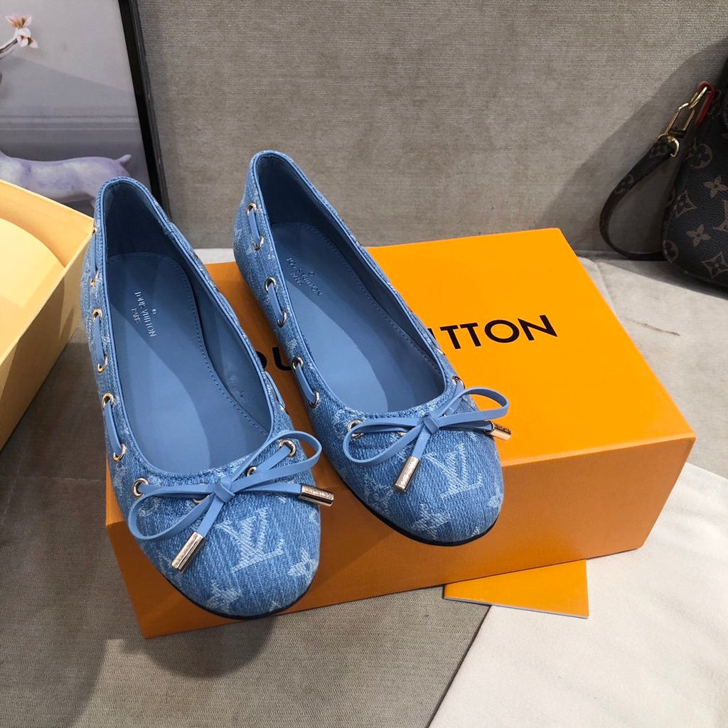 Louis Vuitton Gloria Flat Loafer Blue