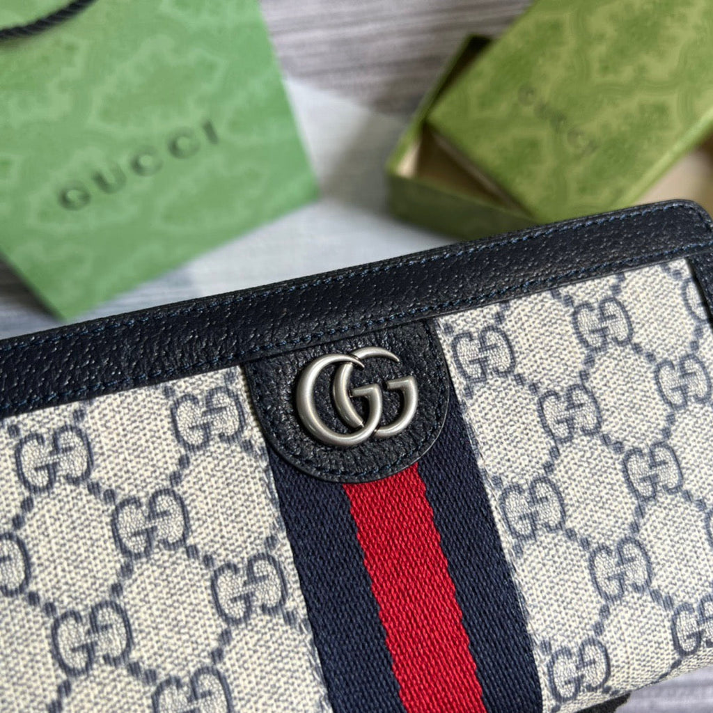 Gucci Ophidia GG Zip Around Wallet 19cm