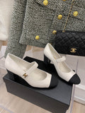 Chanel Sling Back 2.5 Inches White