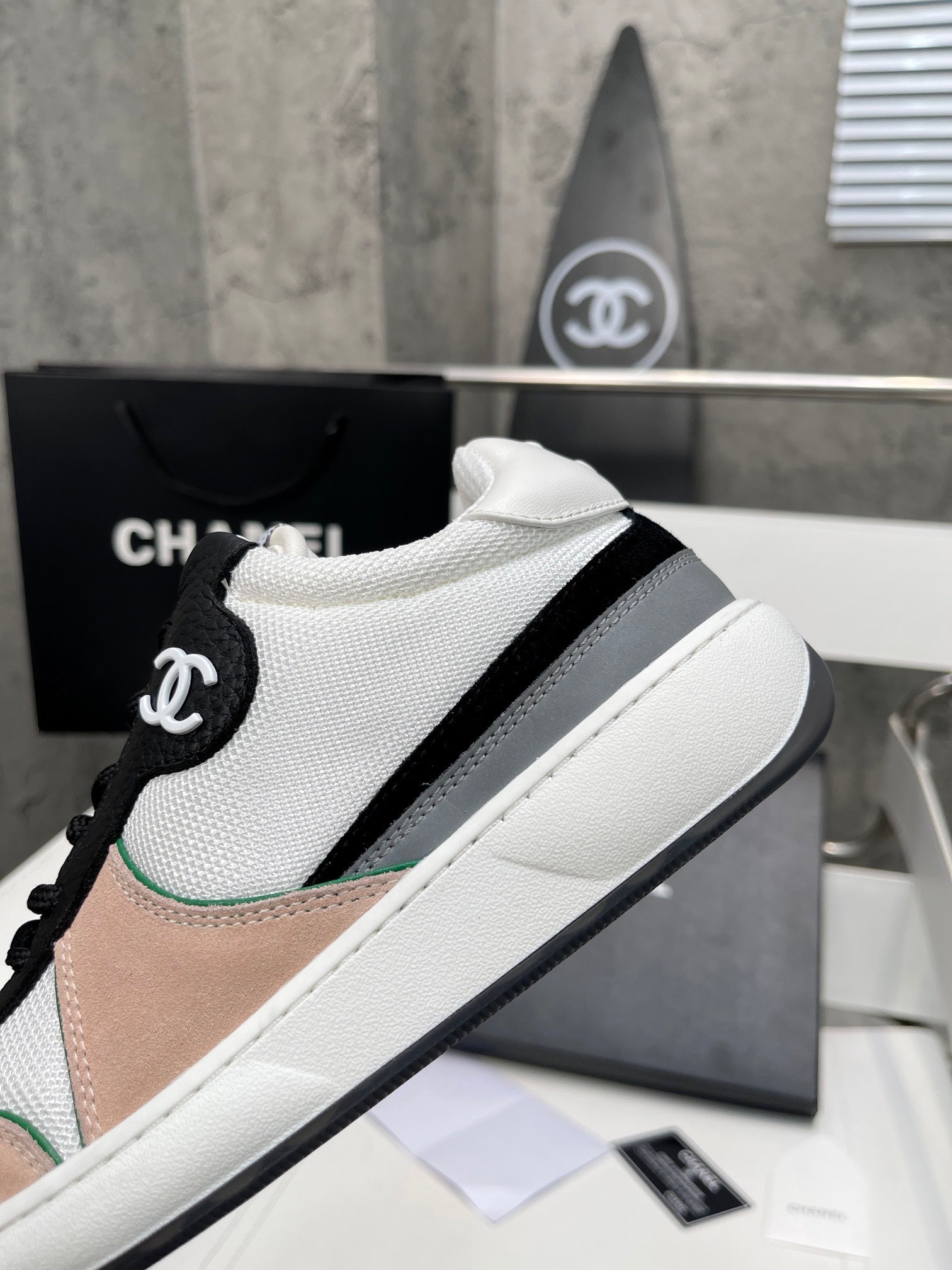 Chanel Trainers Sneakers White/Beige
