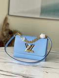 Louis Vuitton Twist MM 23cm Blue
