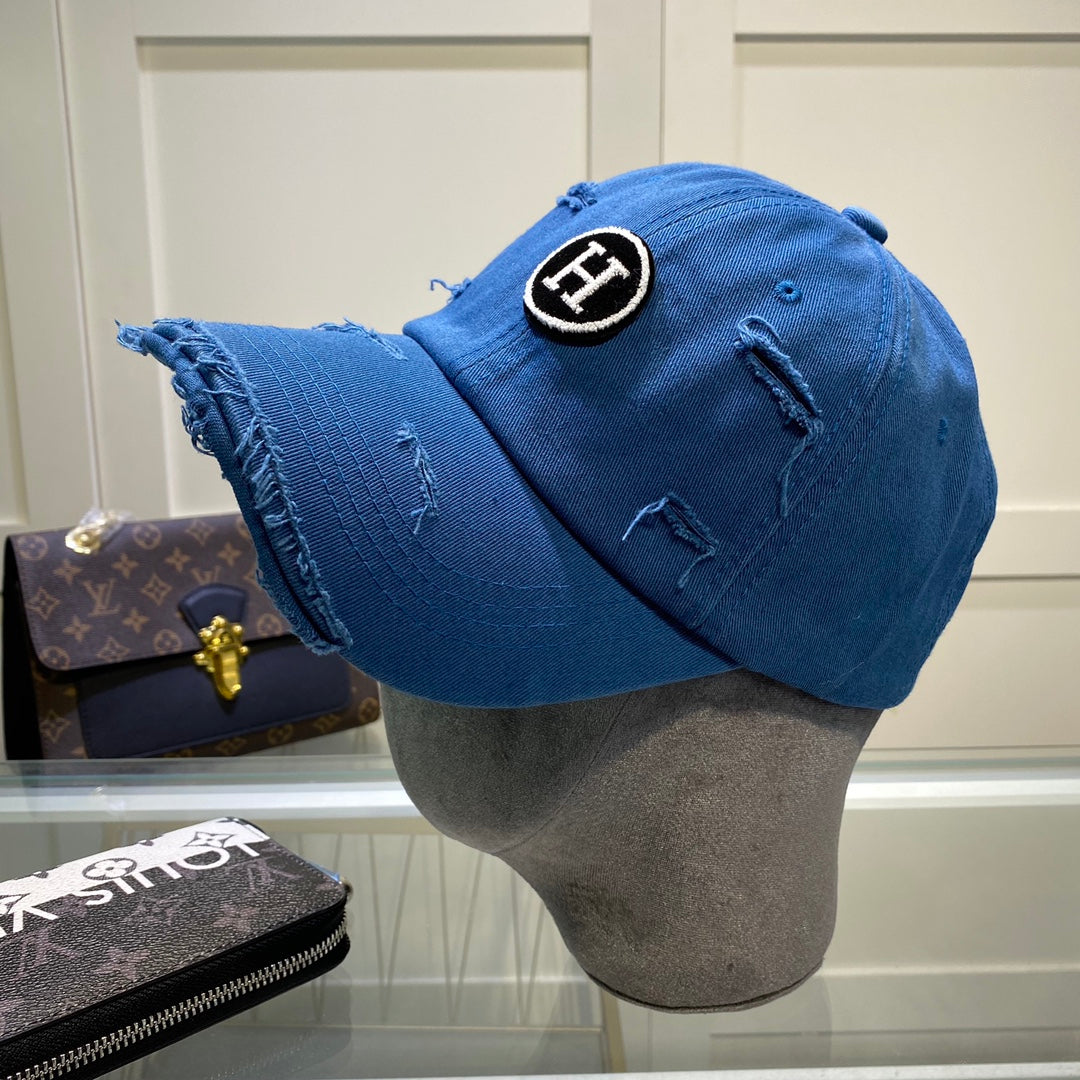 Hermes Davis H Primavera Cap Blue