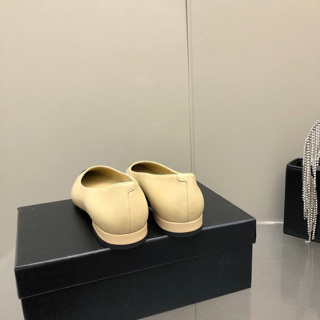 Chanel Flats Beige