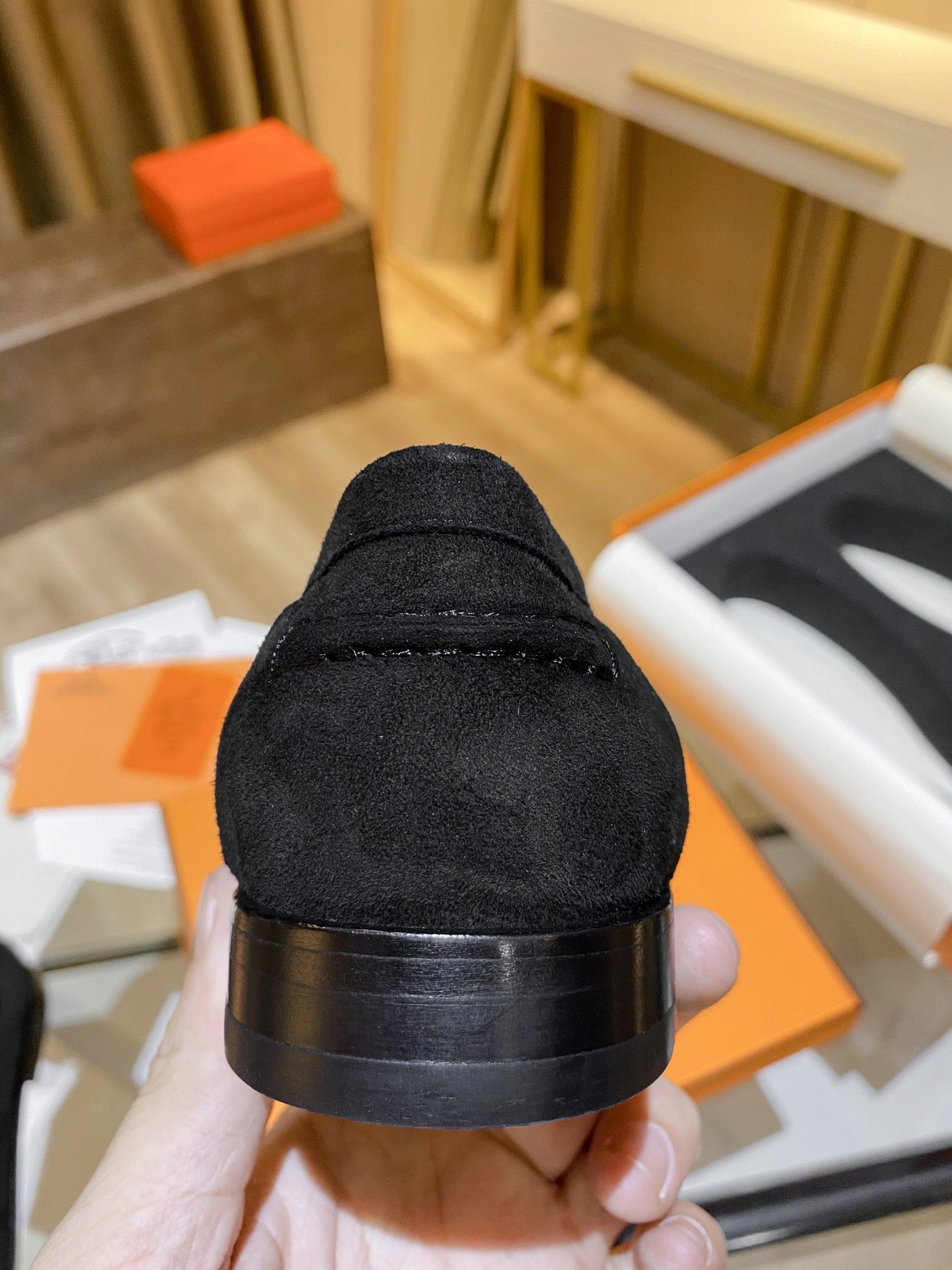 Hermes Destin Loafer Black