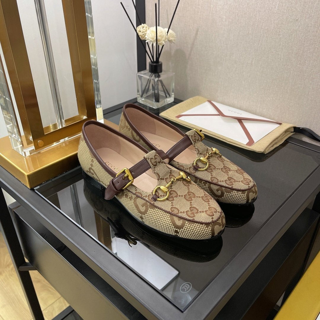Gucci Jordaan Loafer Brown