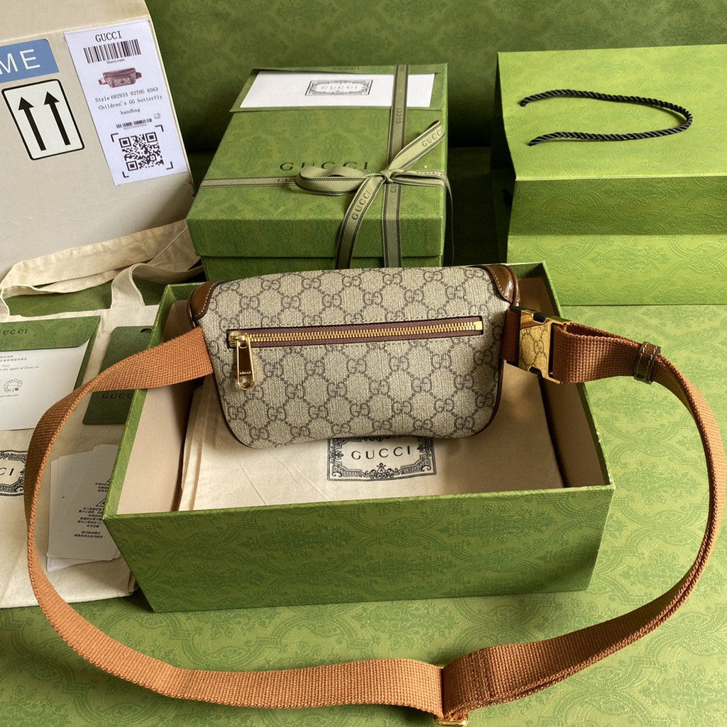 Gucci Belt Bag With Interlocking G 24cm Brown