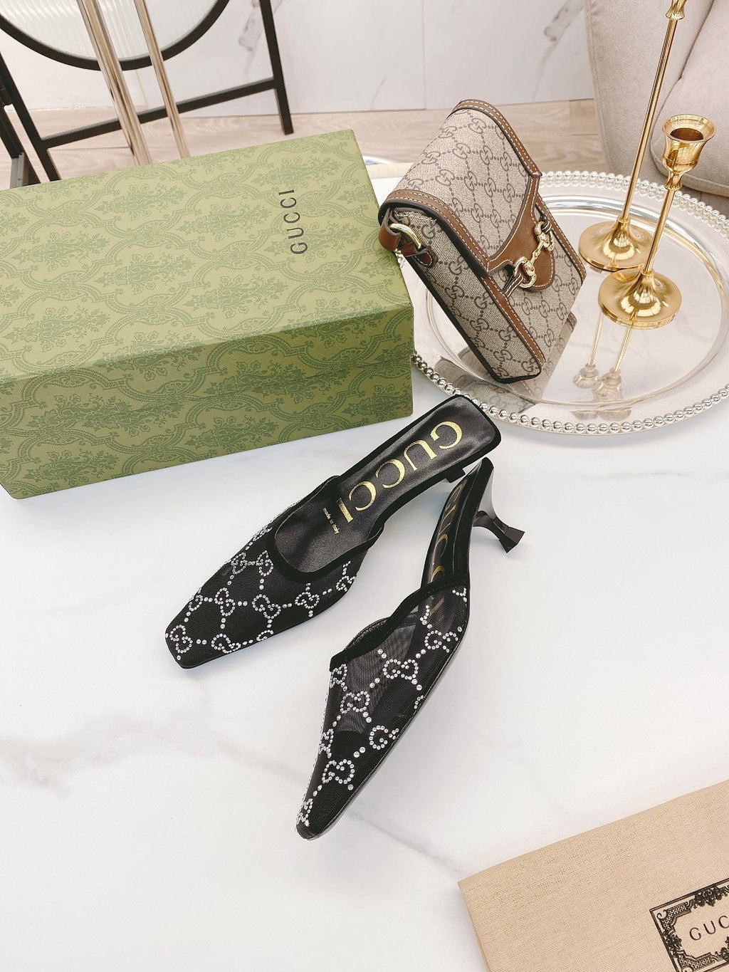 Gucci Slide Sandal Black
