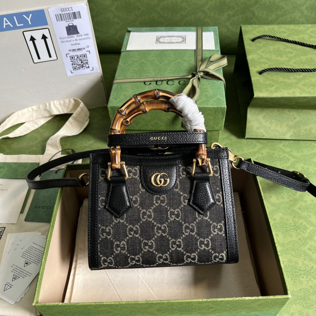 Gucci Ophidia GG Mini Bag 20cm Black