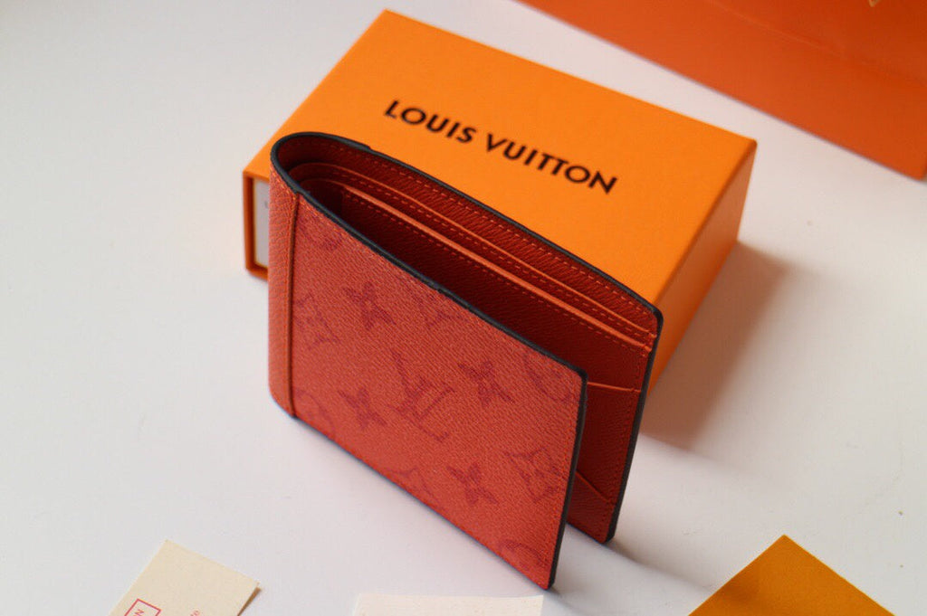 Louis Vuitton Monogram Wallet 12cm Orange