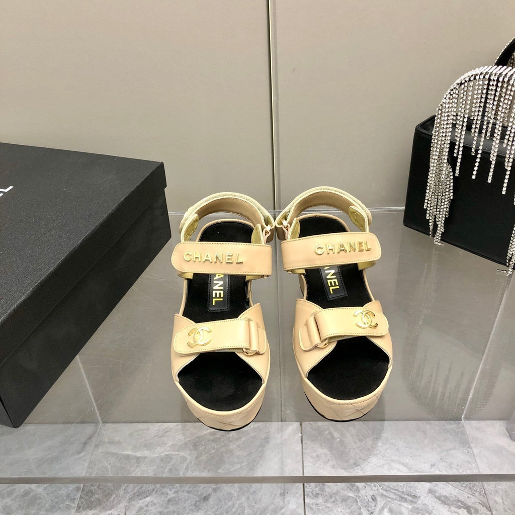 Chanel Sandals Cream