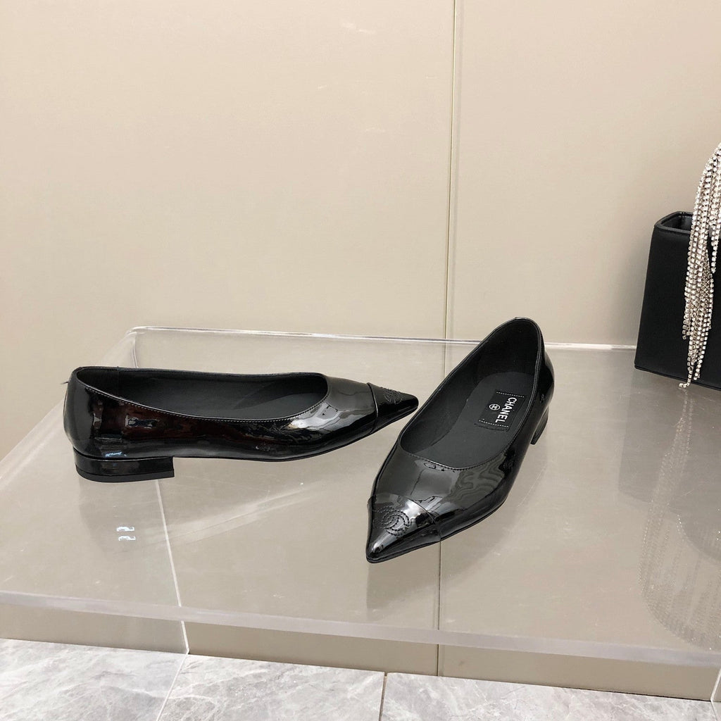 Chanel Flats Black