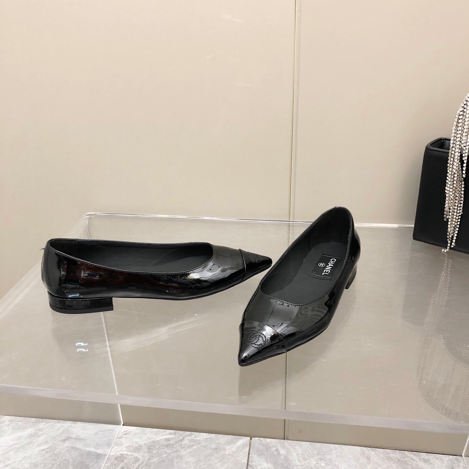 Chanel Flats Black