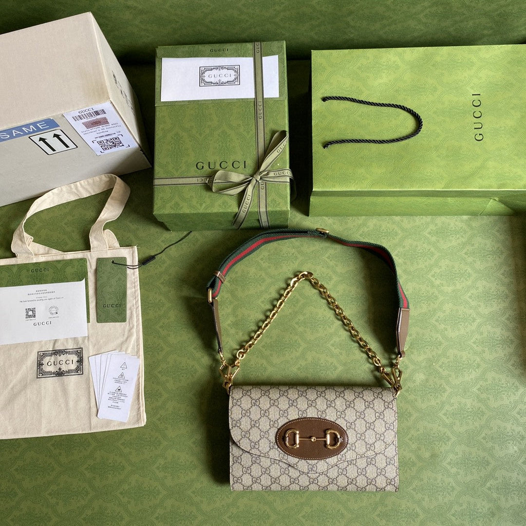 Gucci Horsebit 1955 Small Bag 26cm Beige