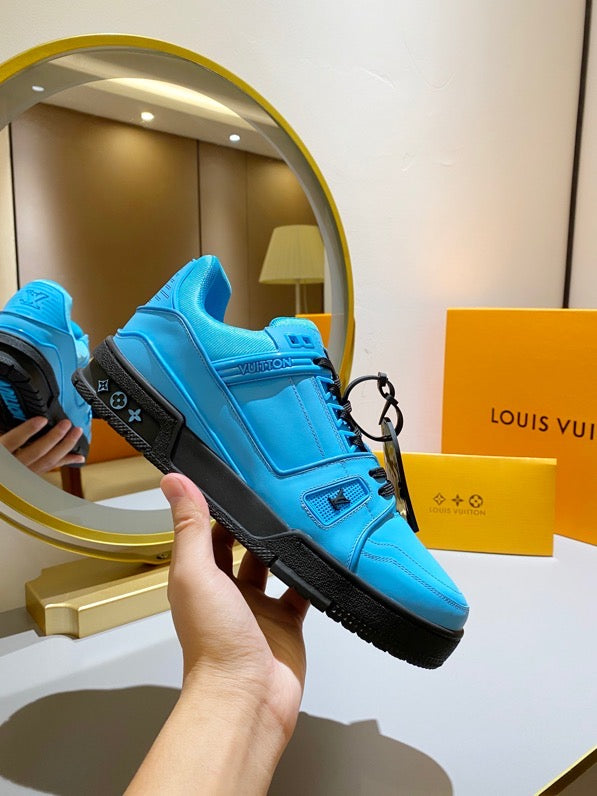 Louis Vuitton Trainer Sneaker Blue