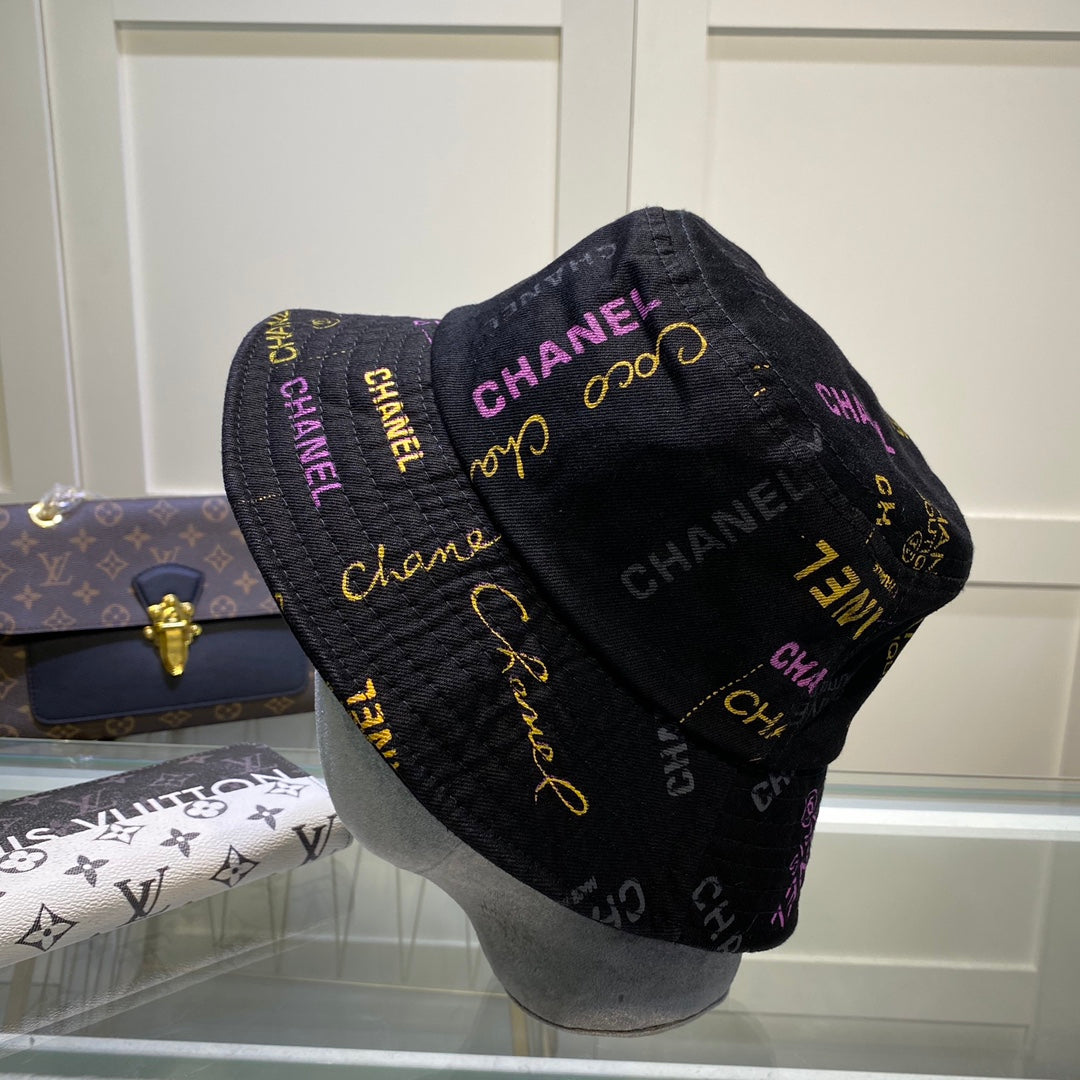 Chanel Cloche Black Hat