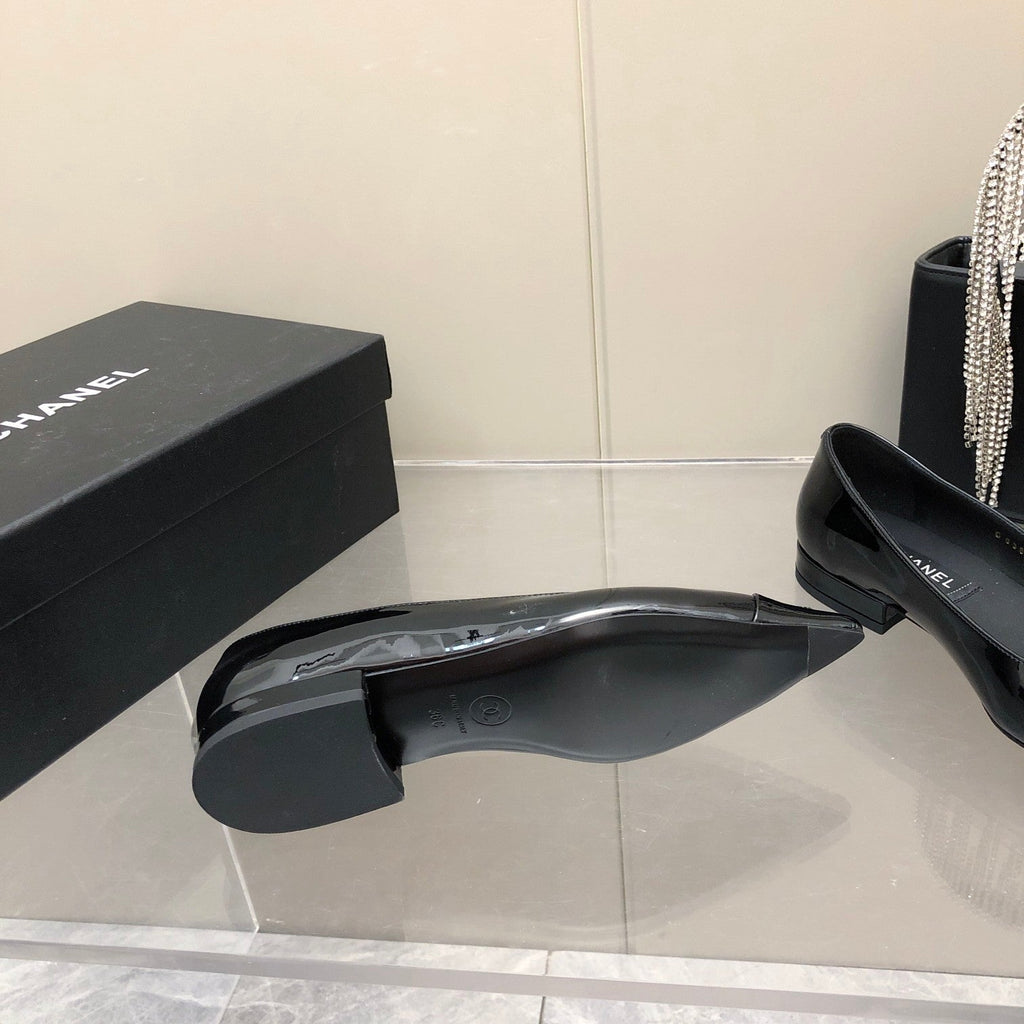 Chanel Flats Black
