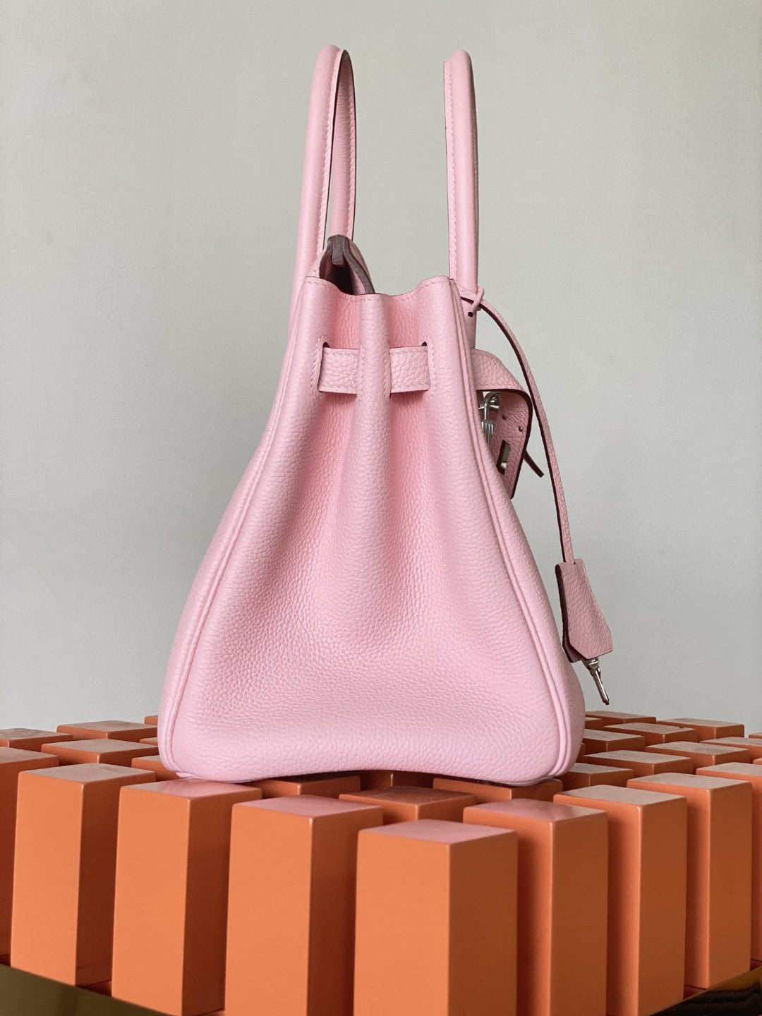 Hermes Birkin 30 Nata Swift Silver Hardware Pink