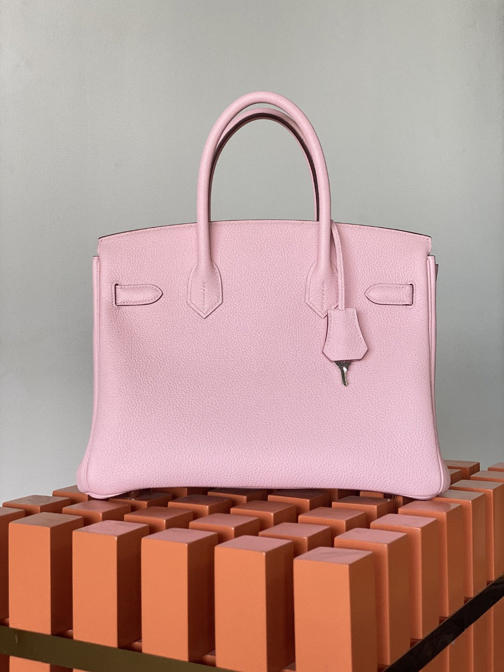 Hermes Birkin 30 Nata Swift Silver Hardware Pink