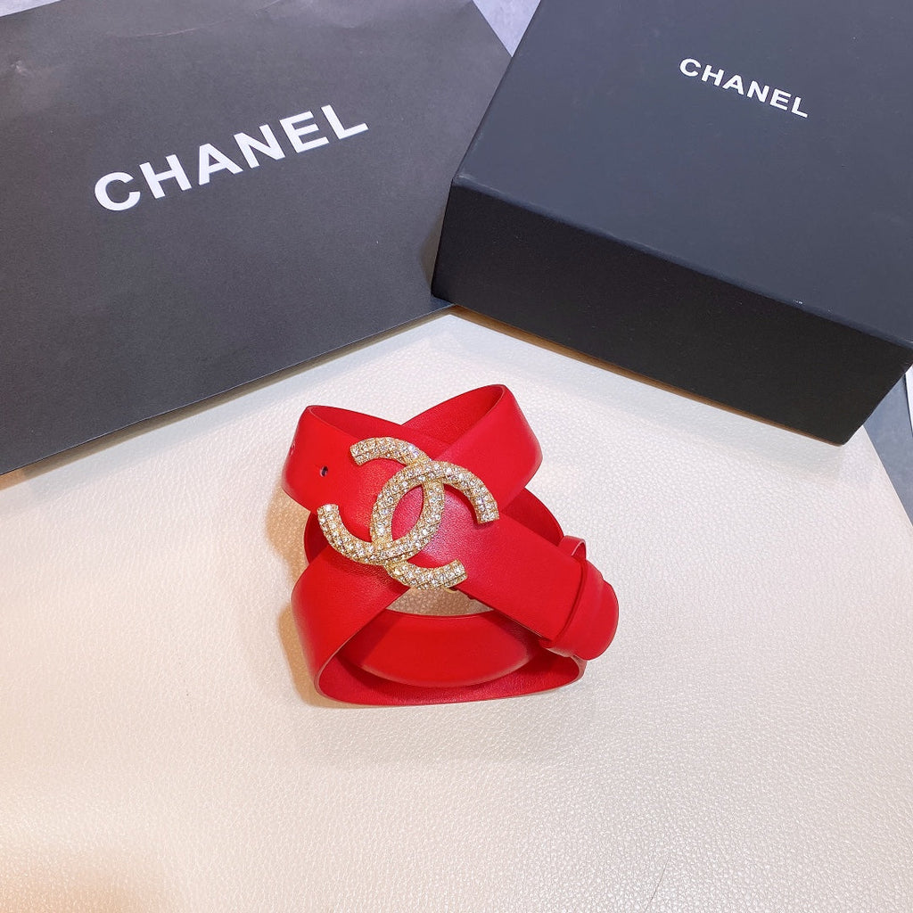 Chanel Belt With Double C Buckle