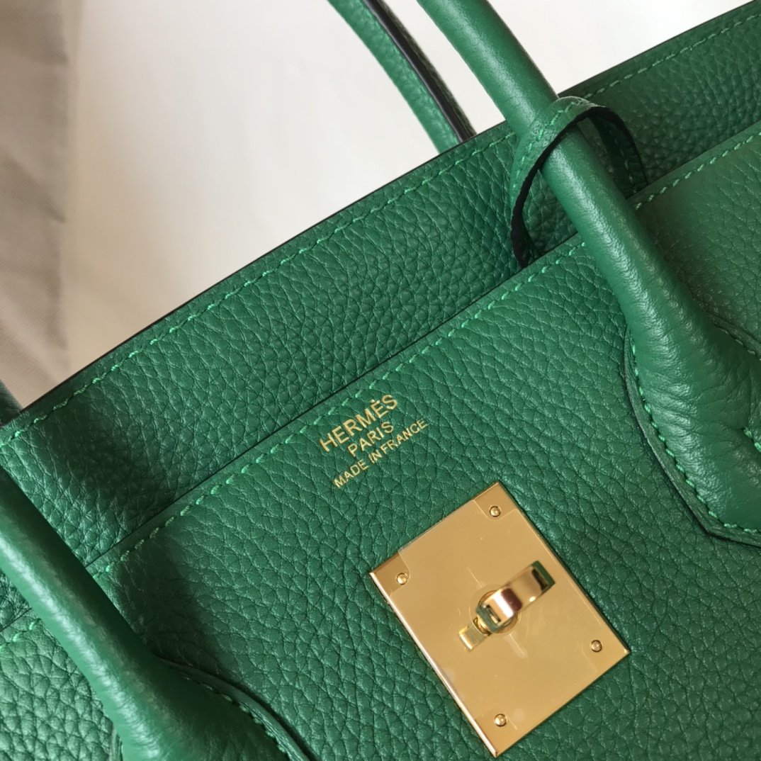 Hermes Handle Bag 30cm Green