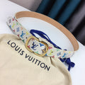 Louis Vuitton Mini Belt White