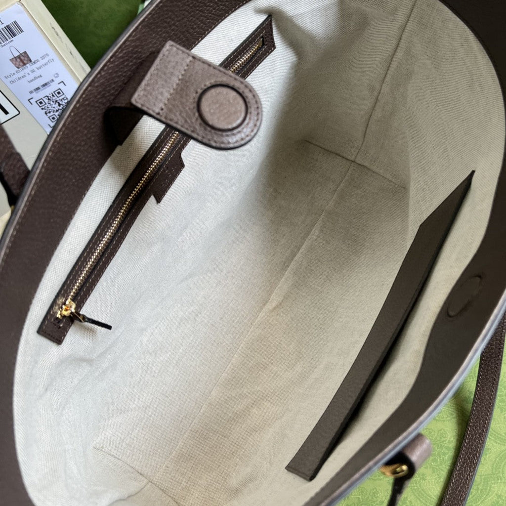 Gucci Ophidia Jumbo GG Medium Tote Bag 38cm Brown