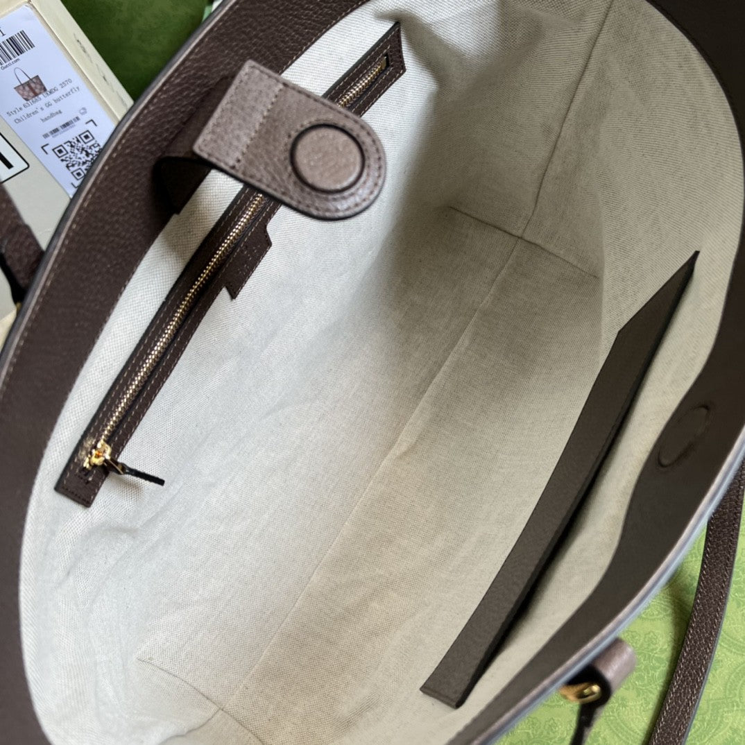 Gucci Ophidia Jumbo GG Medium Tote Bag 38cm Brown