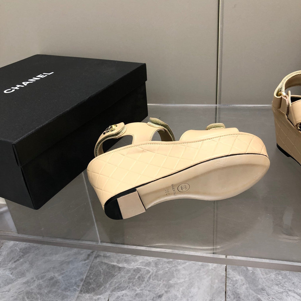 Chanel Sandals Cream