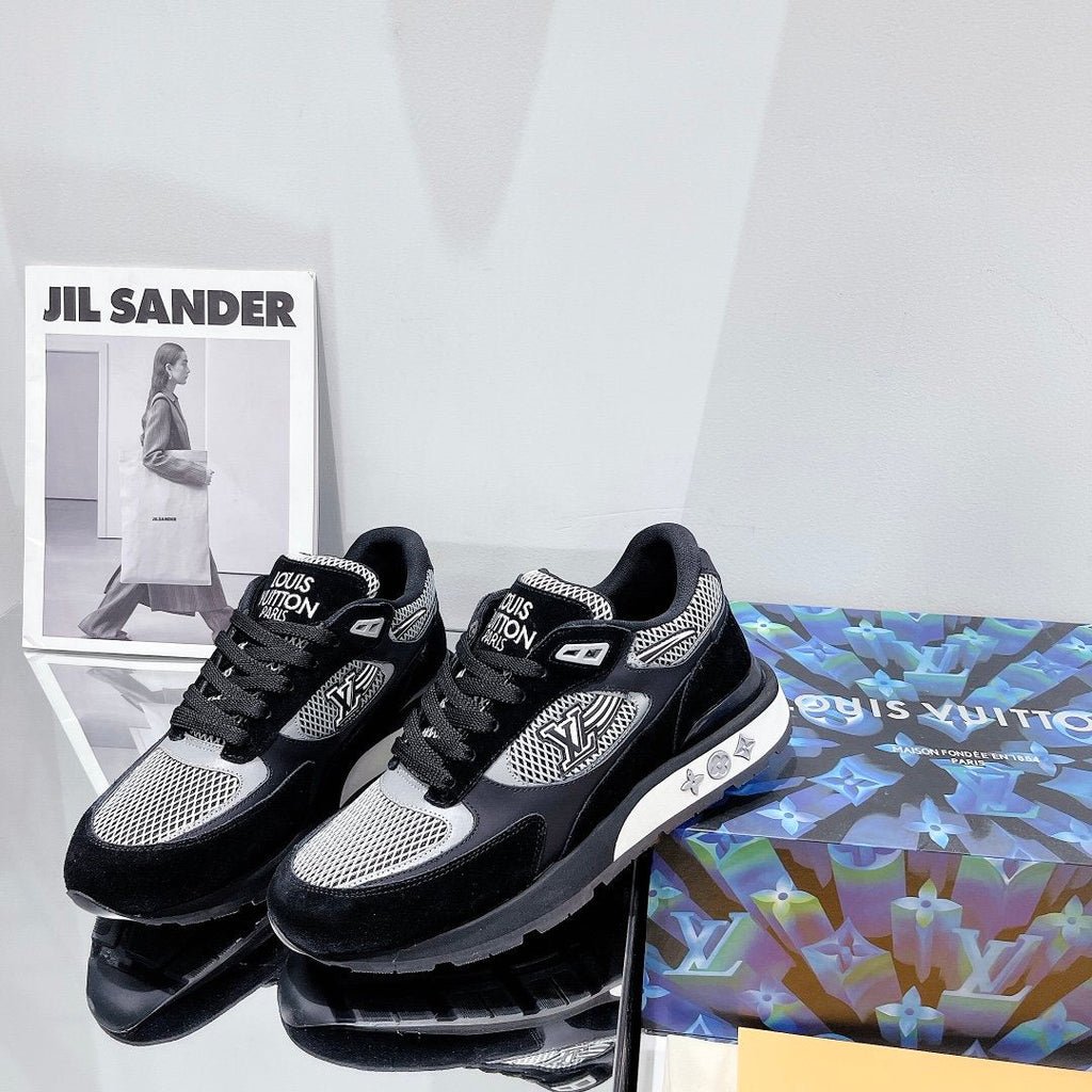 Louis Vuitton Run Sneaker Black
