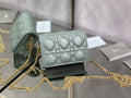 Christian Dior Grey Crossbody Bag 14cm