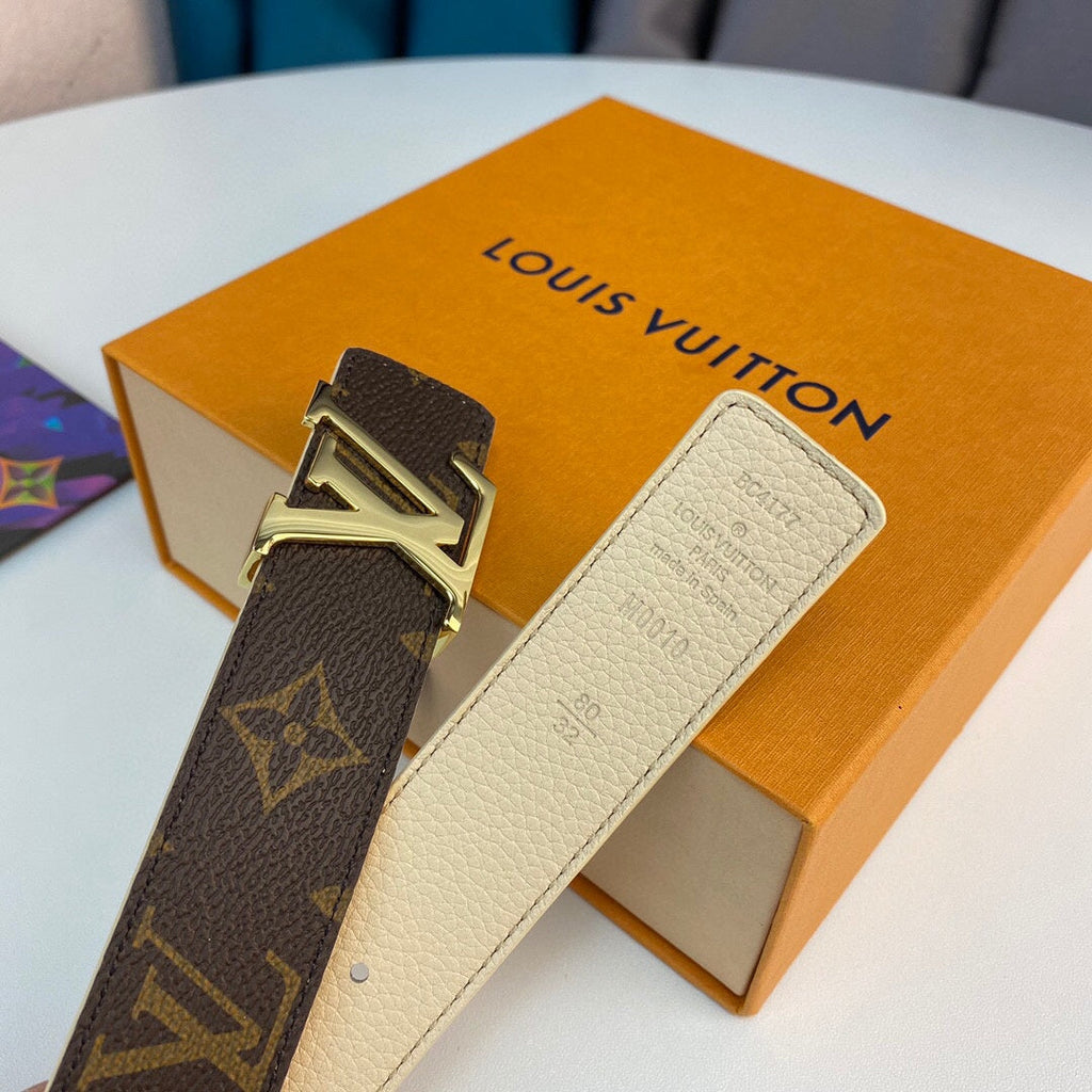 Louis Vuitton LV Initiales Belt Brown