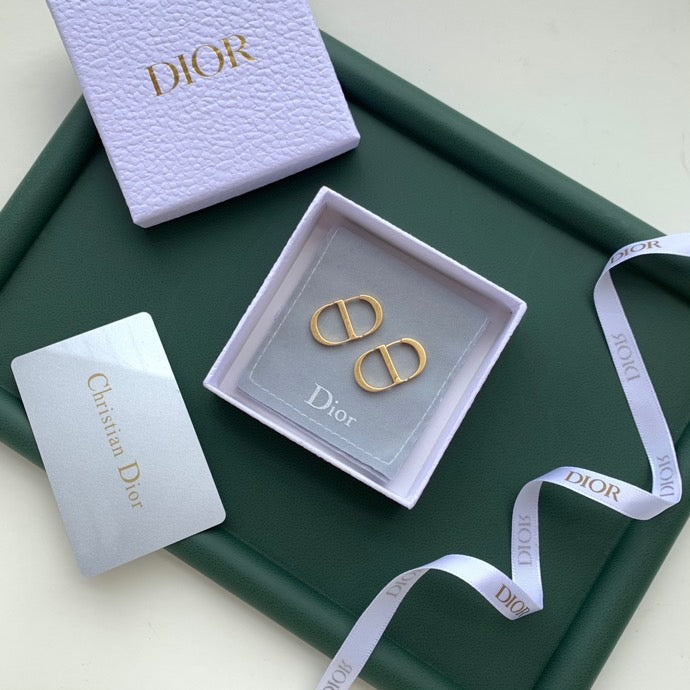 Dior Petit CD Stud Earrings