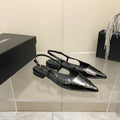 Chanel Sling Back Black