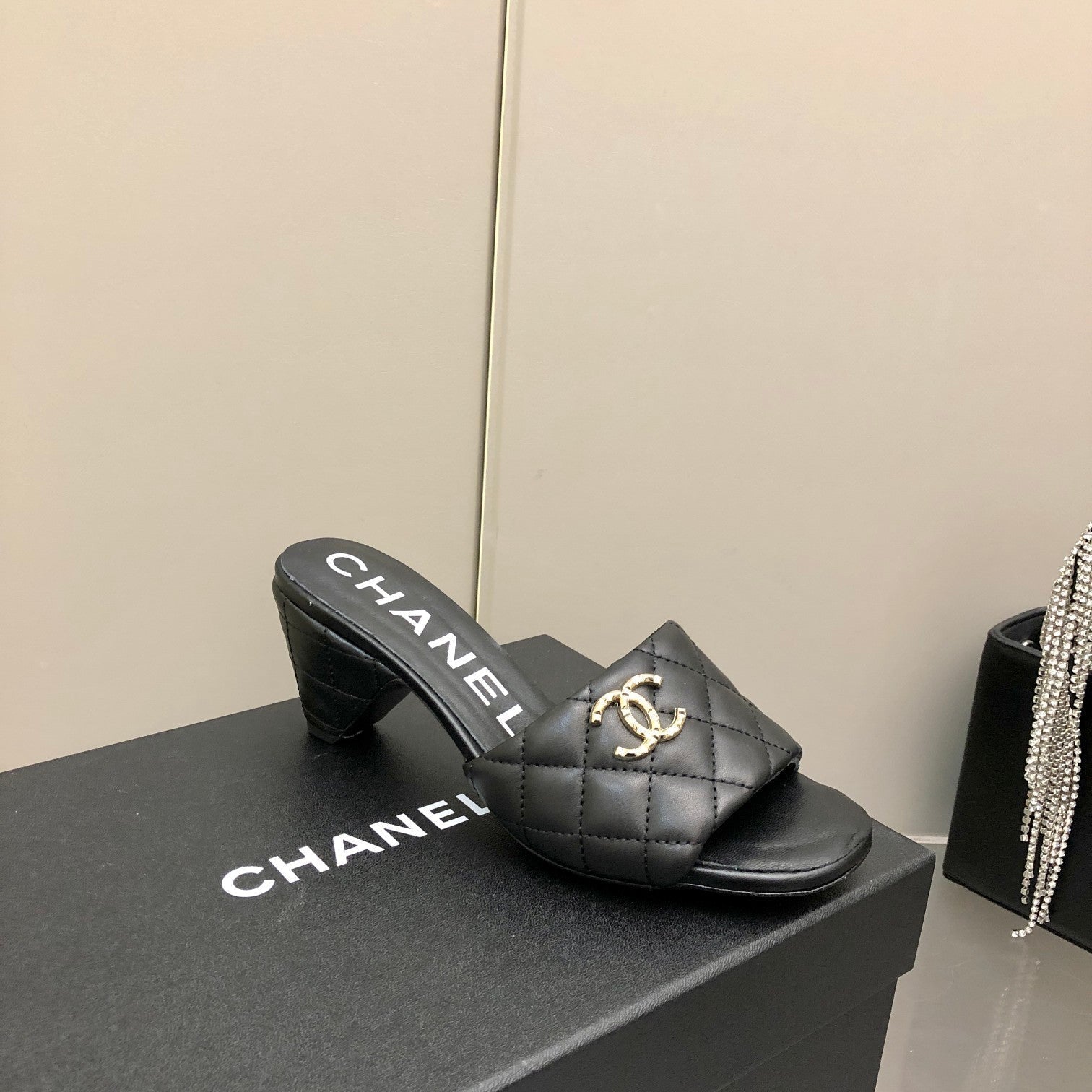 Chanel Mules Black