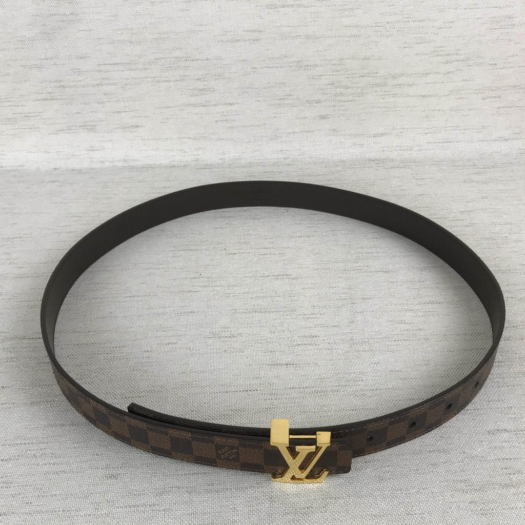 Louis Vuitton LV Initiales Reversible Belt Brown