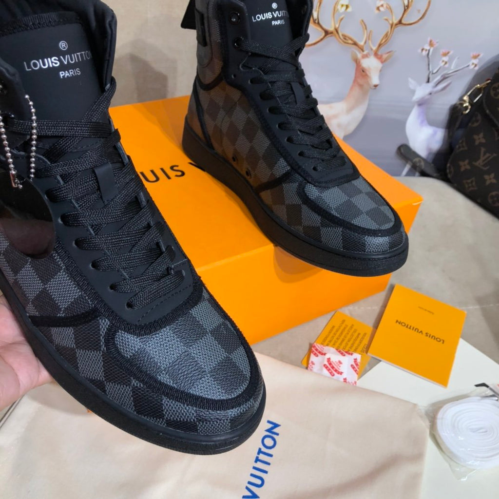 Louis Vuitton Boombox Sneaker Boot Black