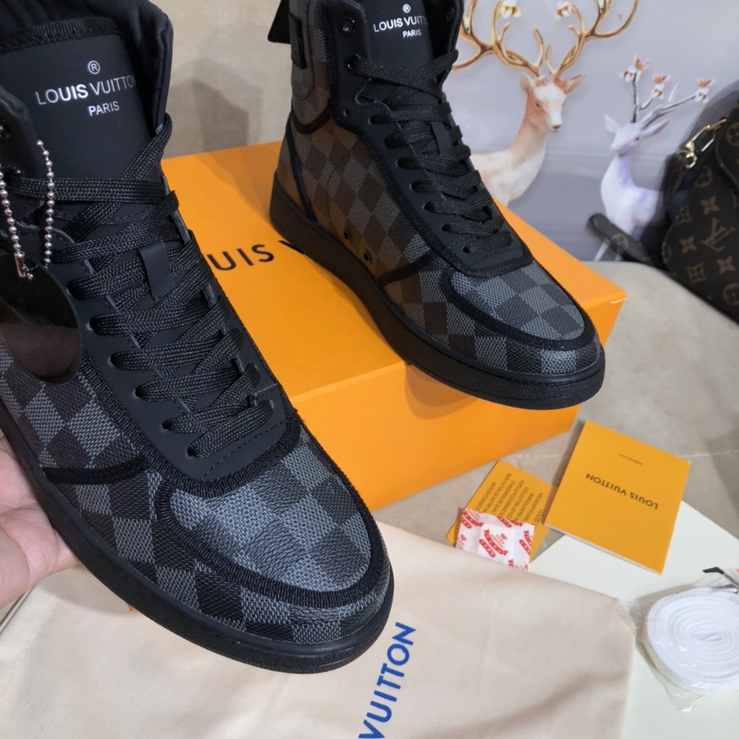 Louis Vuitton Boombox Sneaker Boot Black
