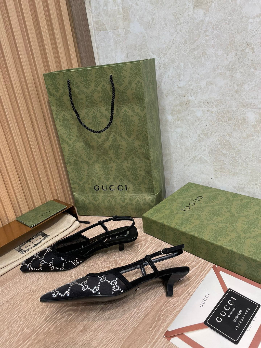 Gucci Balenciaga The Hacker Project Square Knife Pump Black