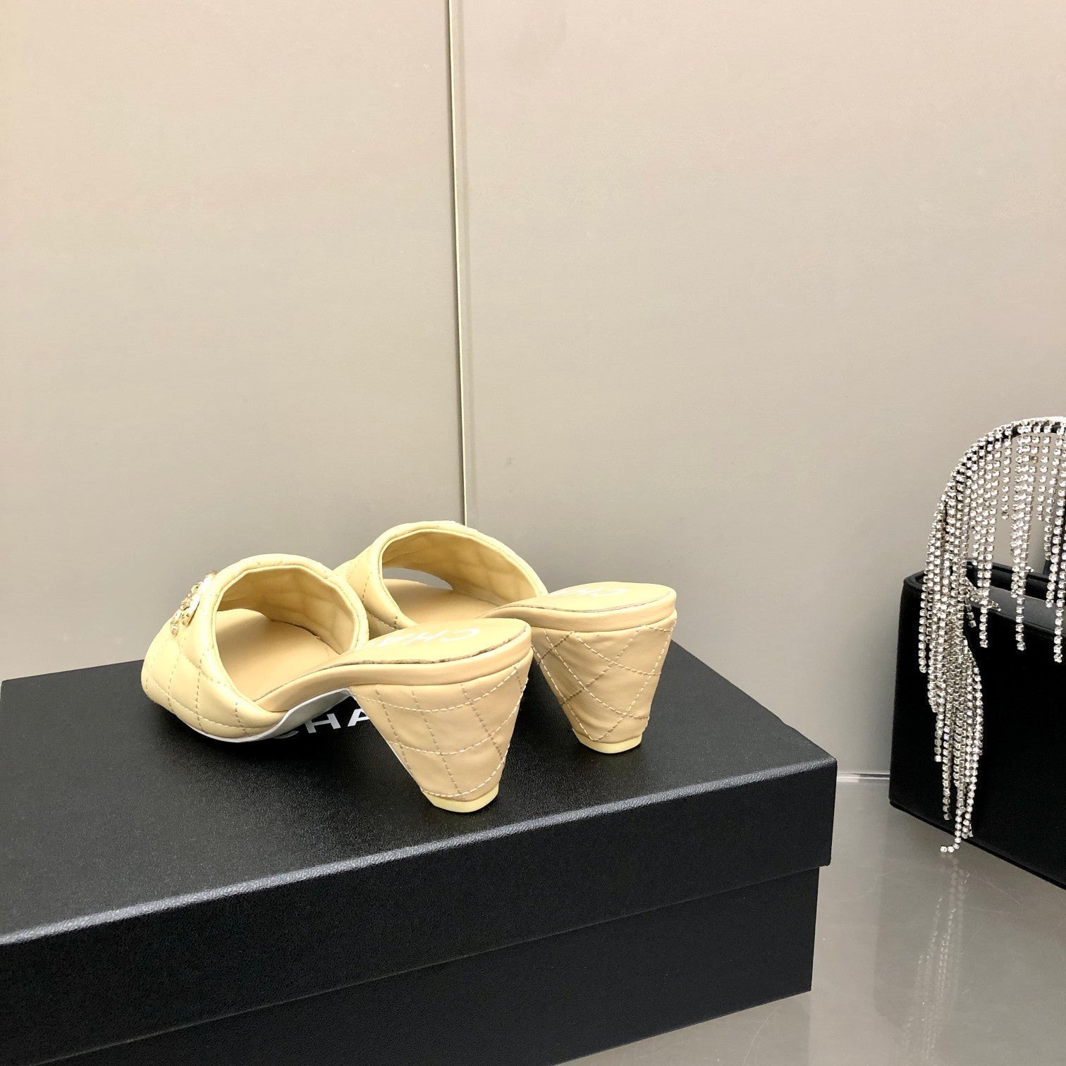Chanel Mules Beige